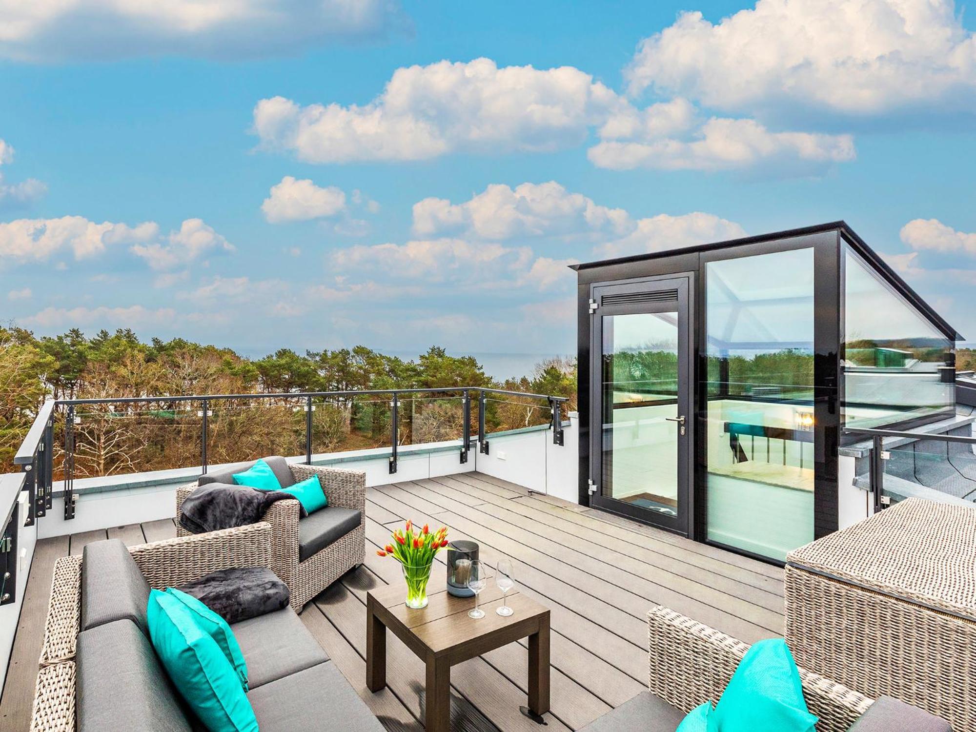 Fewo Prora - Kingfisher Dachterrasse Binz Exteriér fotografie
